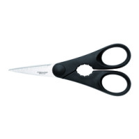 Fiskars 1023820 forbici da cucina 200 mm Nero, Acciaio inox Universale