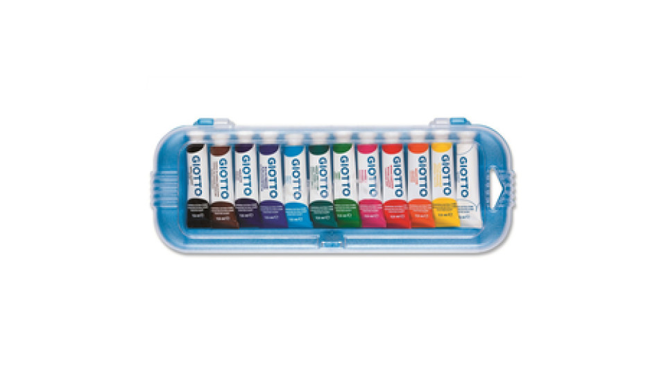Giotto Scatola 12 tempere 7,5 ml