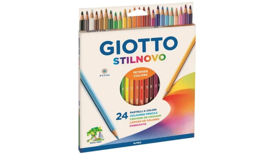 Giotto Stilnovo pastelli colorati in astuccio 24 colori