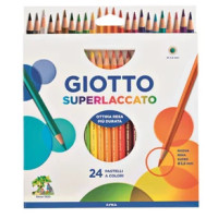 Giotto Superlaccato - Astuccio 24 Pastelli Colorati