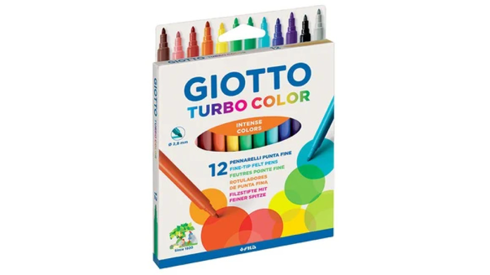 Giotto Turbo Color 12 Pennarelli