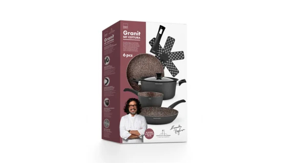 H&H BATTERIA 6 PZ BORGHESE GRANIT