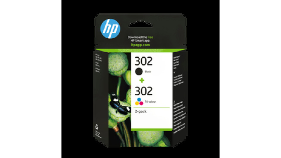 HP Confezione da 2 cartucce d'inchiostro nero/tricromia originali 302