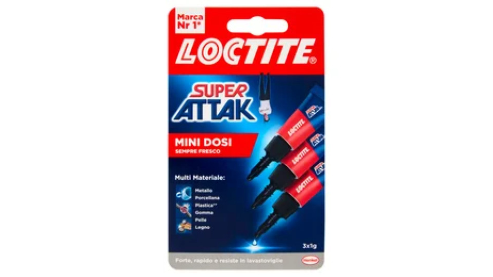 LOCTITE Super Attak Mini Dosi 3 x 1 g