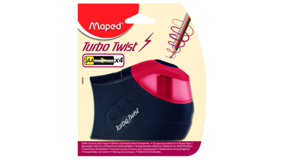 Maped Temperamatite Turbo Twist Elettrico 1 Foro