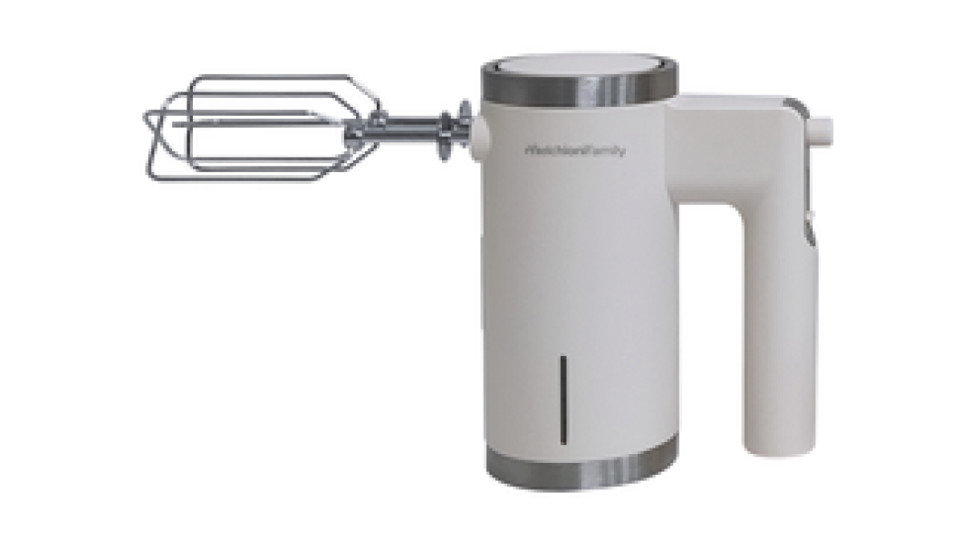 Melchioni 118420040 sbattitore Sbattitore manuale 150 W Acciaio inox, Bianco
