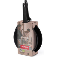 Moneta Magnolia Stone Black Set 2 padelle antiaderenti 24,28 cm. Anche per Induzione.