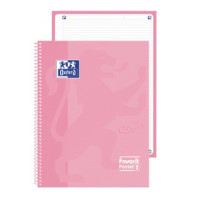 Oxford Favorit P@stel 1 quaderno per scrivere A4+ 160 fogli Rosa