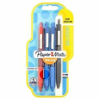 Papermate InkJoy 300 RT Nero, Blu, Rosso Penna a sfera retrattile a clip Medio 4 pz