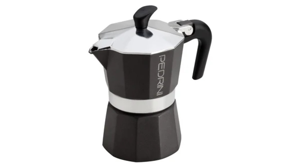 Pedrini Caffettiera 3 tazze antracite