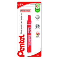 Pentel Pen N50 marcatore permanente rosso 1 pz