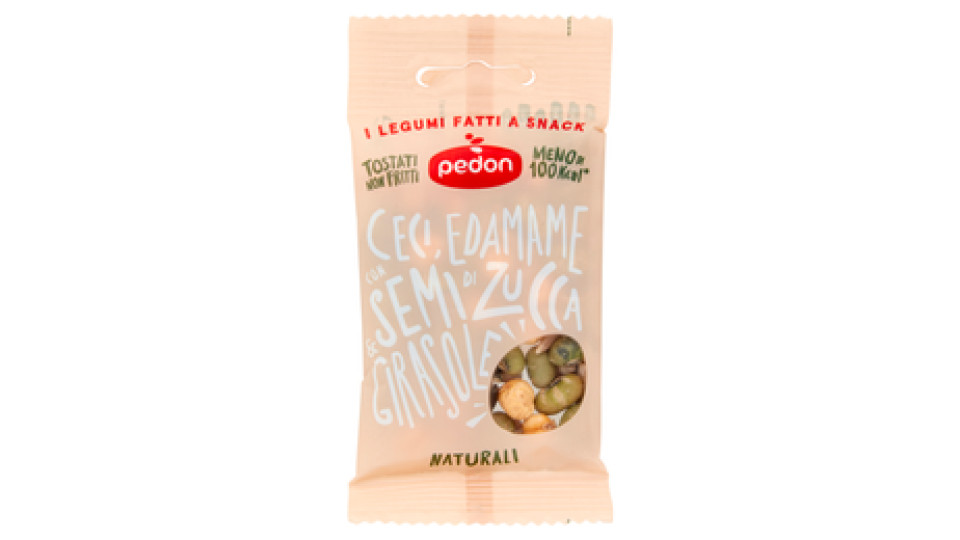 pedon I Legumi Fatti a Snack Ceci, Edamame con Semi di Zucca & Girasole 20 g