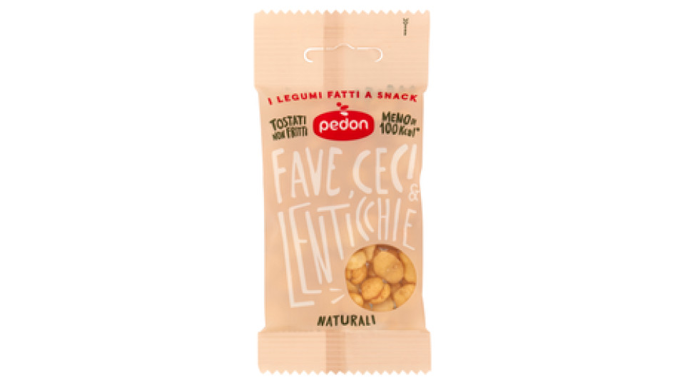 pedon I Legumi Fatti a Snack Fave, Ceci & Lenticchie 20 g