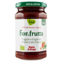 Rigoni di Asiago Fiordifrutta Fragole e fragoline di bosco alla menta bio 330 g
