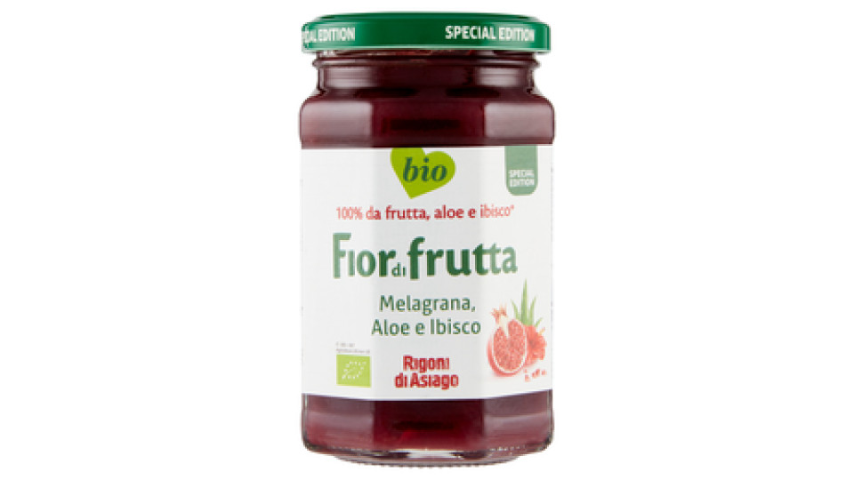 Rigoni di Asiago Fiordifrutta Melagrana, Aloe e Ibisco bio 330 g