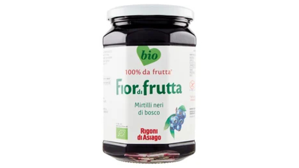 Rigoni di Asiago Fiordifrutta Mirtilli neri di bosco bio 630 g