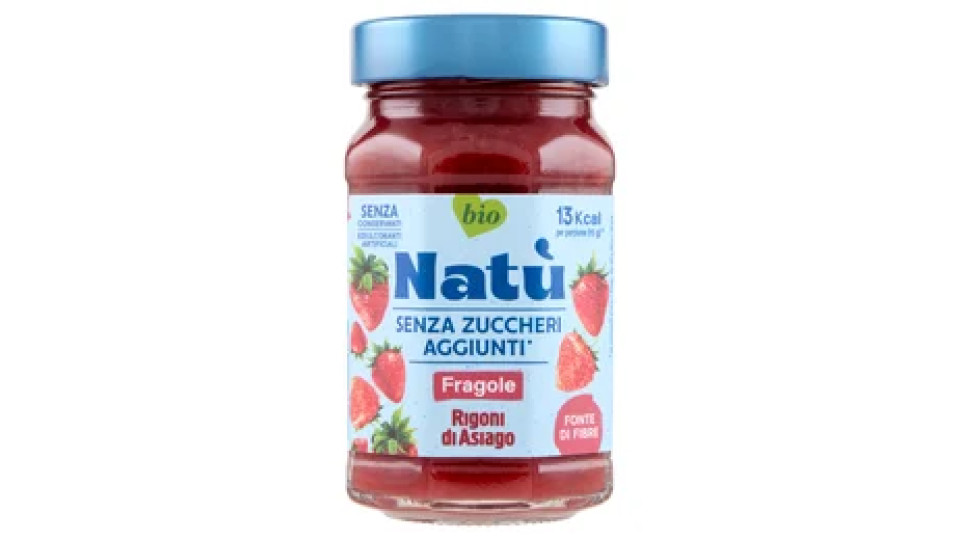 Rigoni di Asiago Natù Senza Zuccheri Aggiunti° Fragole bio 240 g