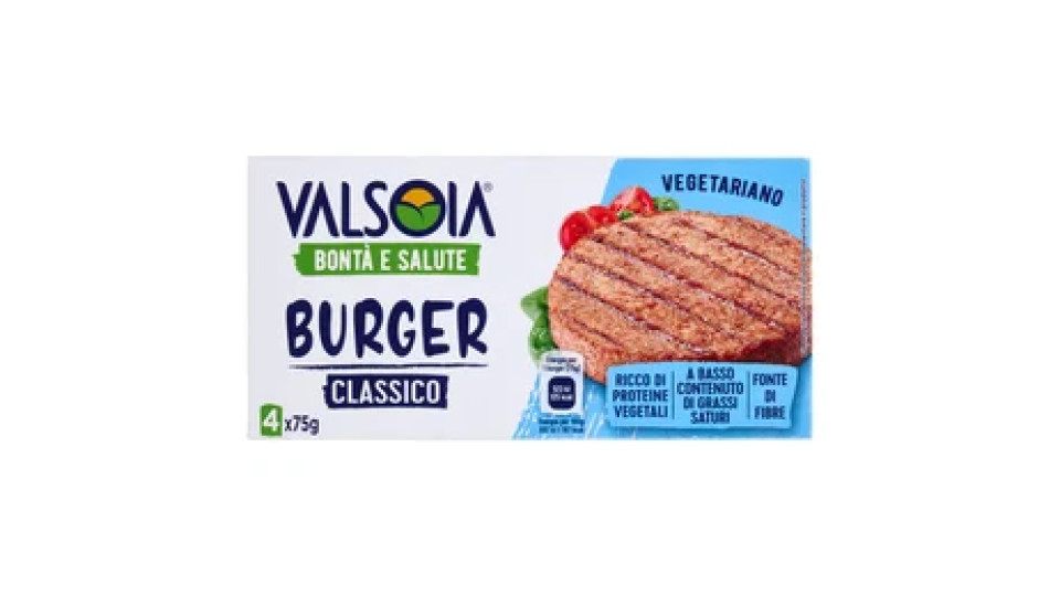 Valsoia Bontà e Salute Burger Classico 4 x 75 g