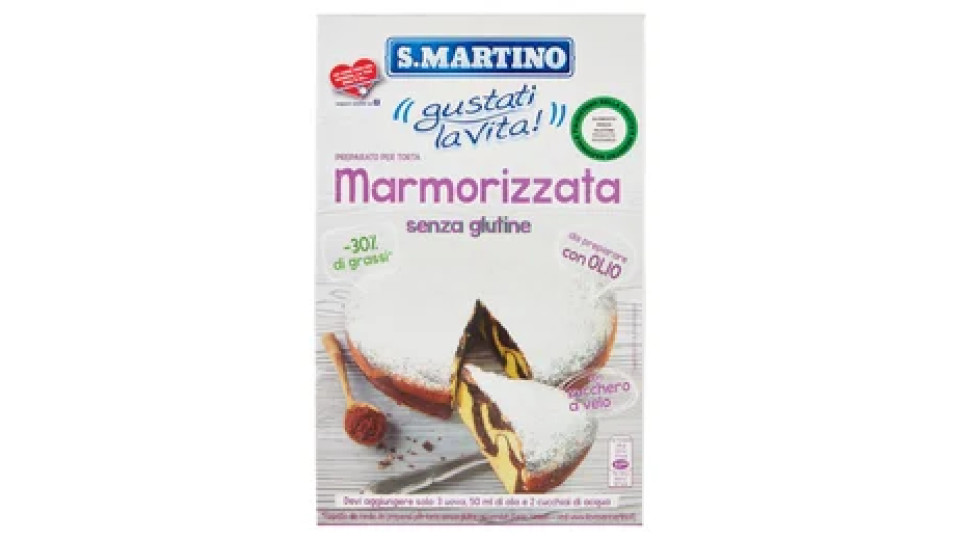 S.Martino gustati la vita! Preparato per Torta Marmorizzata senza glutine 445 g