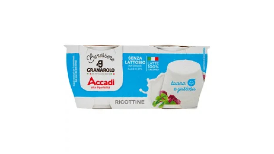 Accadì Benessere Ricottine 2 x 100 g