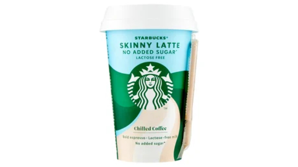 Starbucks Skinny Latte No Added Sugar* 220 ml