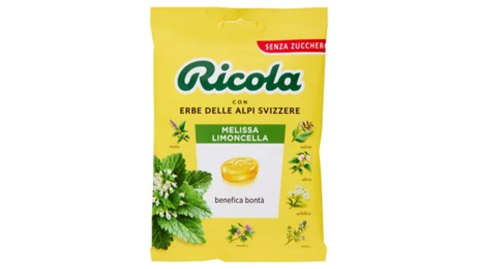 Ricola Melissa Limoncella Senza Zucchero 70 g