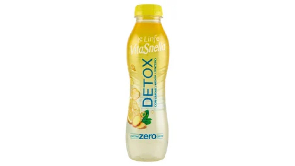 Vitasnella Le Linfe Detox con Limone, Menta, Zenzero 500 mL
