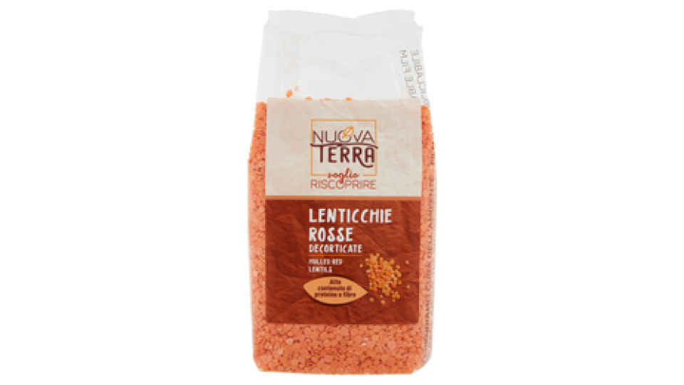 Nuova Terra voglio Riscoprire Lenticchie Rosse Decorticate 500 g