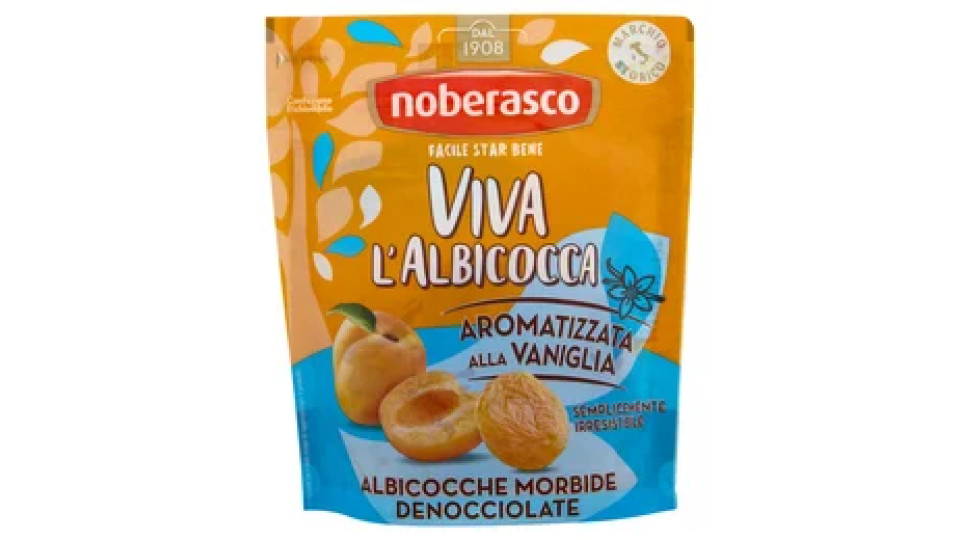 noberasco Viva l'Albicocca Aromatizzata alla Vaniglia 200 g