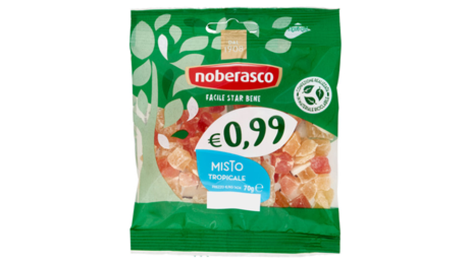noberasco € 0,99 Misto Tropicale 70 g