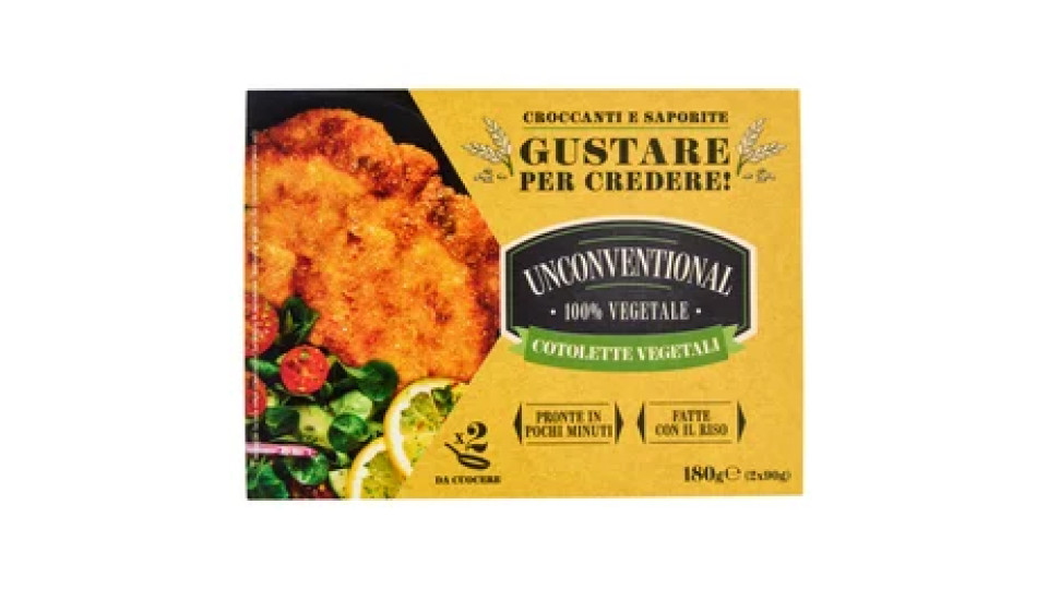 Unconventional Cotolette Vegetali 2 x 90 g