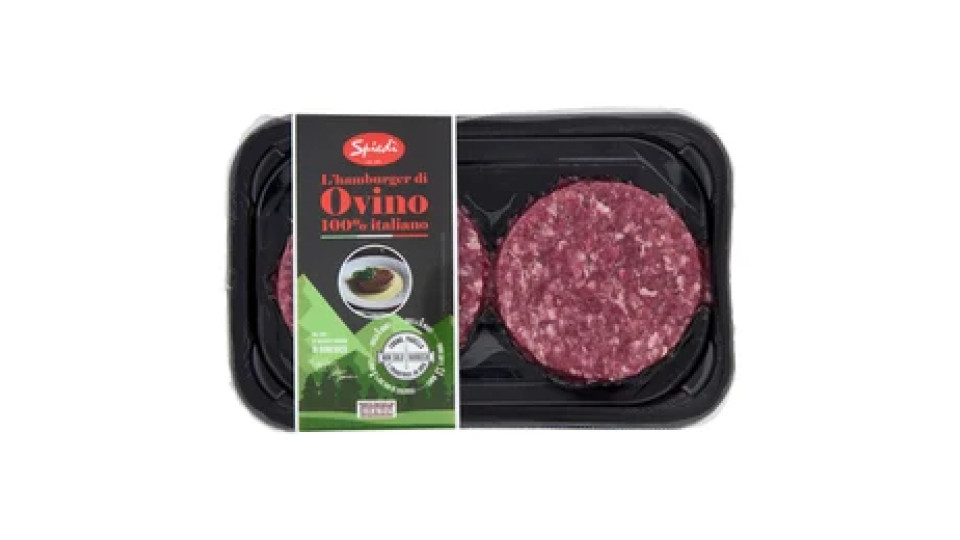 Spiedì l'hamburger di Ovino 100% italiano 0,200 Kg