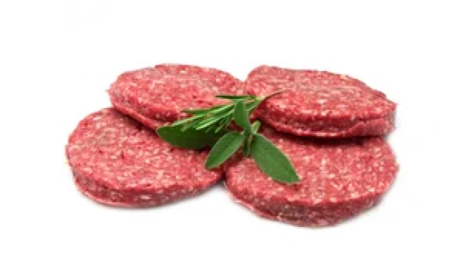 Hamburger di bovino adulto