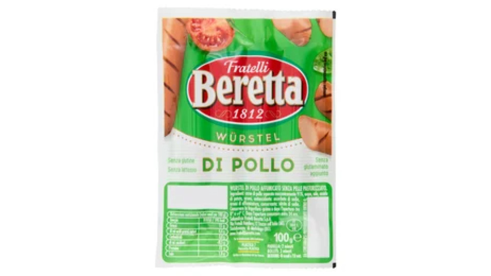 Fratelli Beretta Beretta Würstel di Pollo 100 g