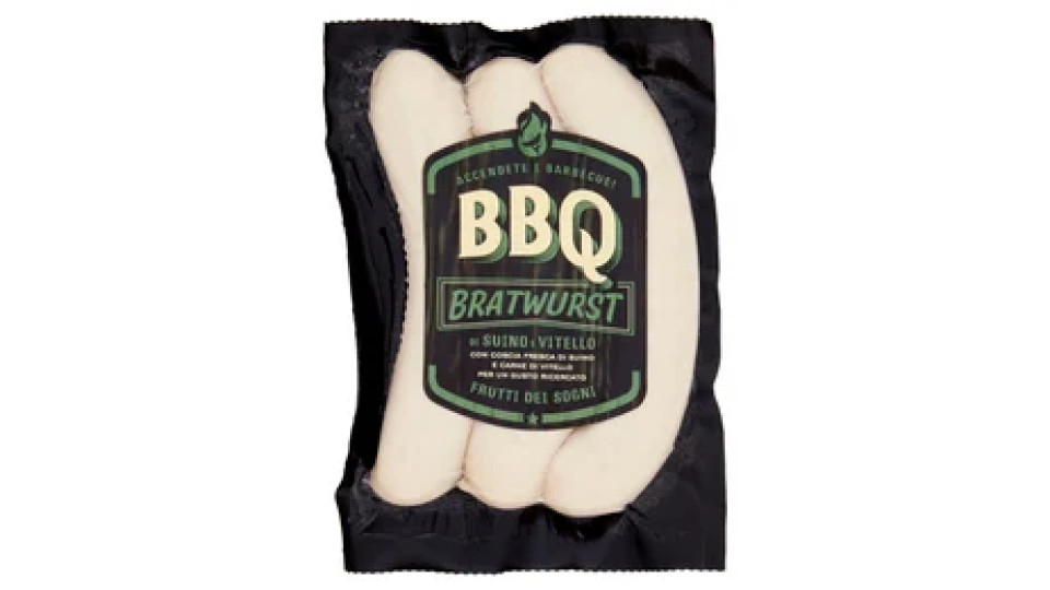 Frutti dei Sogni BBQ Bratwurst di Suino e Vitello 0,280 kg