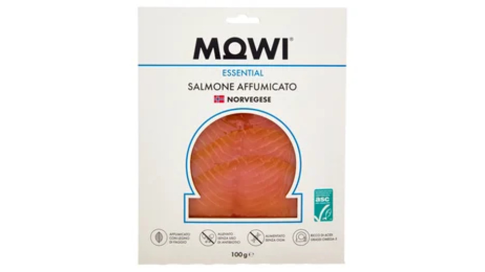Mowi Essential Salmone Affumicato Norvegese 100 g