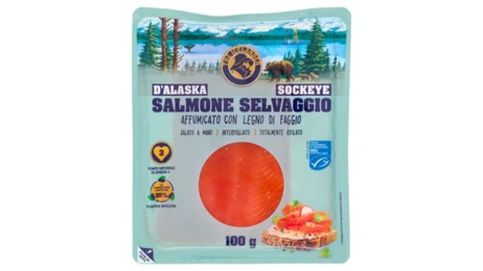 The Icelander Salmone Selvaggio d'Alaska Sockeye 100 g