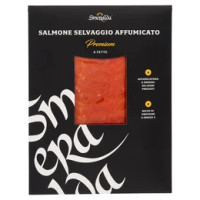 Smeralda Salmone Selvaggio Affumicato Premium a Fette 0,100 kg