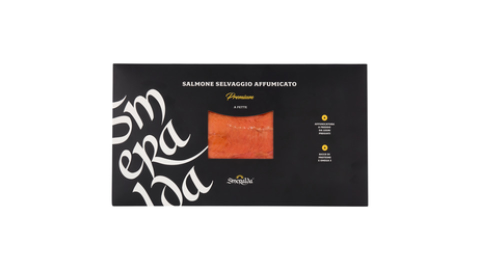 Smeralda Salmone Selvaggio Affumicato Premium a Fette 0,300 kg