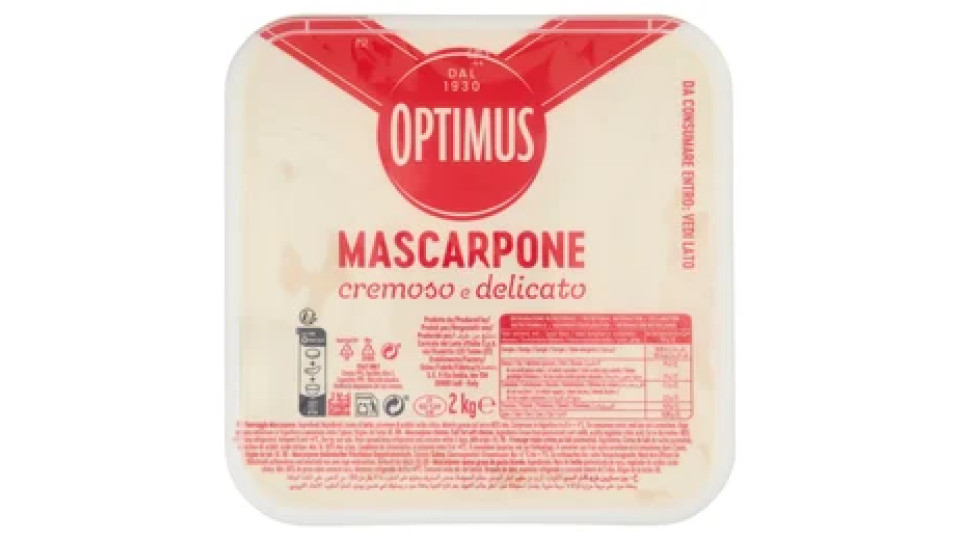 Optimus Mascarpone 2 Kg