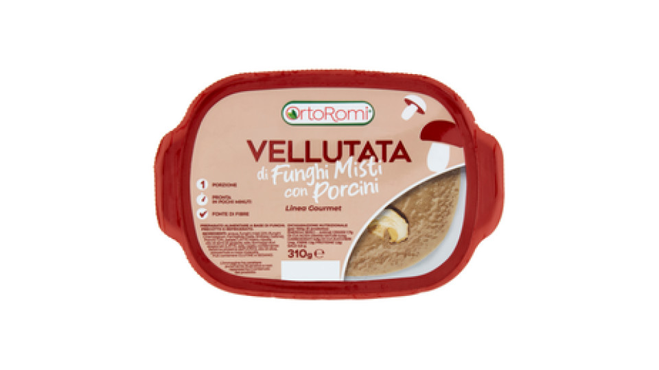 OrtoRomi Linea Gourmet Vellutata di Funghi con Porcini 310 g