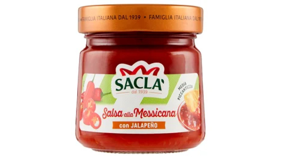 Saclà Salsa alla Messicana con Jalapeño 190 g
