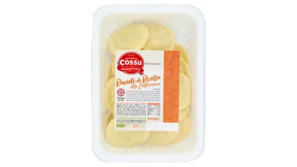 pastafresca Cossu Antonio Ravioli di Ricotta allo Zafferano 500 g