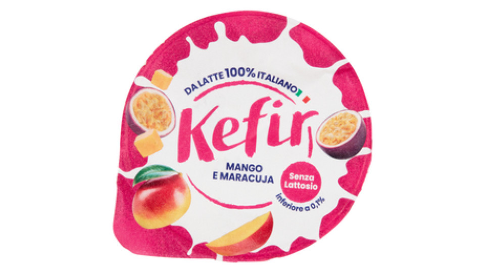 latte tigullio Kefir Mango e Maracuja Senza Lattosio 140 g