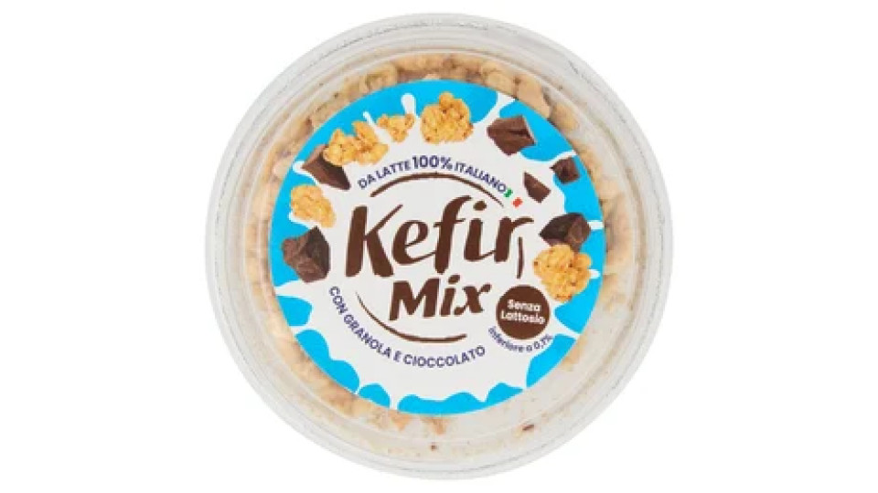 latte tigullio Kefir Mix con Granola e Cioccolato Senza Lattosio 150 g