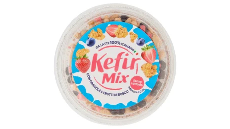 latte tigullio Kefir Mix con Granola e Frutti di Bosco Senza Lattosio 150 g