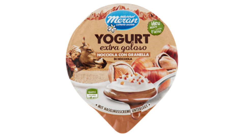 Meran Yogurt extra goloso Nocciola con Granella di Nocciola 150 g