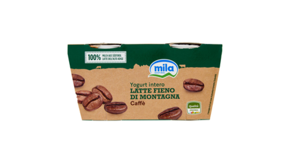 mila Yogurt intero Latte Fieno di Montagna Caffè 2 x 115 g