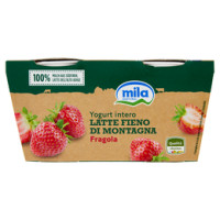 mila Yogurt intero Latte Fieno di Montagna Fragola 2 x 115 g