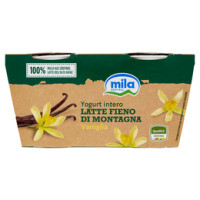 mila Yogurt intero Latte Fieno di Montagna Vaniglia 2 x 115 g